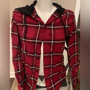 Pacsun small flannel hoodie